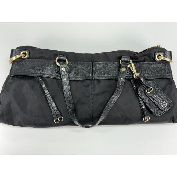 Hayden Harnett Black Ibiza Convertible Large Tote Travel Bag - Picture 5 of 14